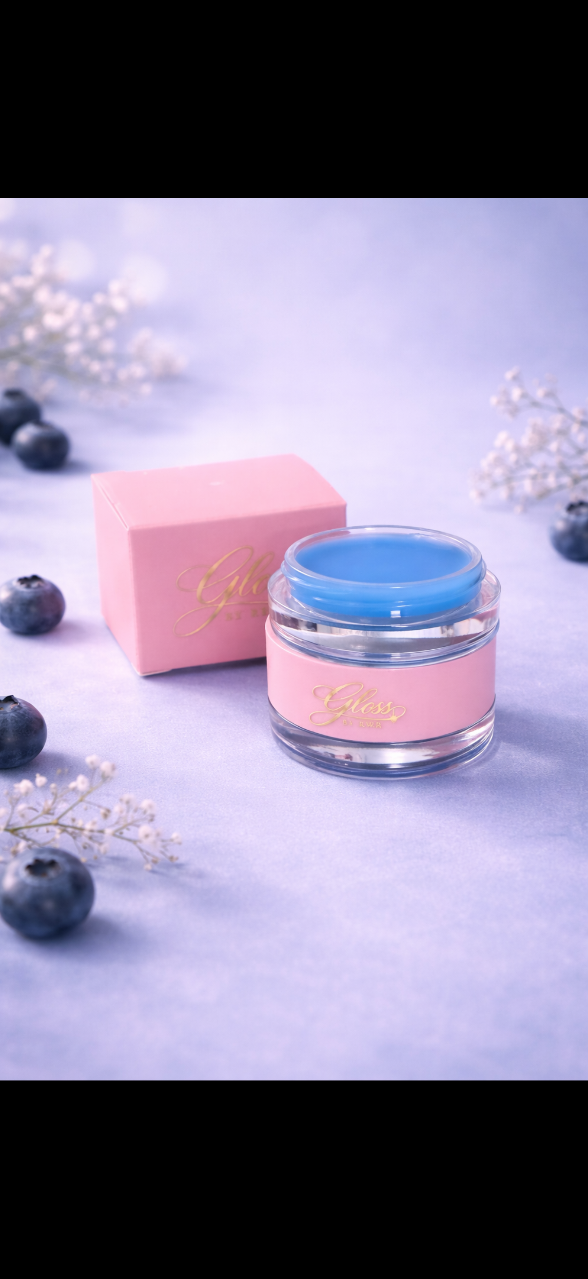 Blueberry 2 in 1 exfoliating lip scrub & balm